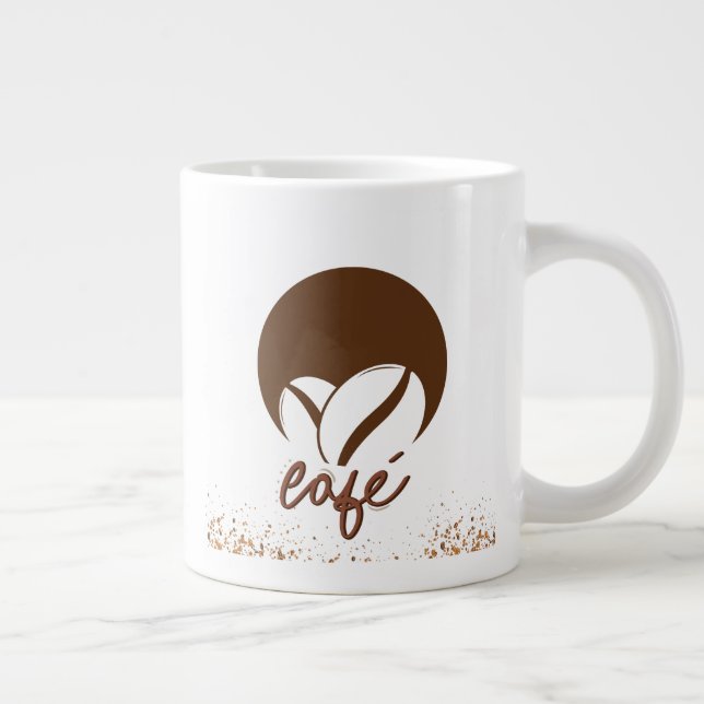 Taza De Café Gigante atragantar (Derecha)