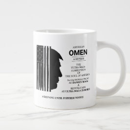 Taza De Café Gigante Augurio Americano