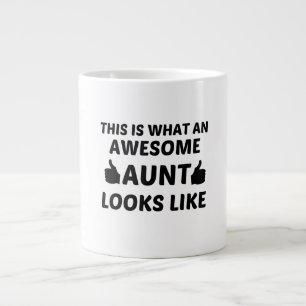TAZA DE CAFÉ GIGANTE AUNT AWESOME