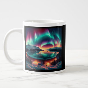 Taza De Café Gigante Aureola Borealis en Alaska