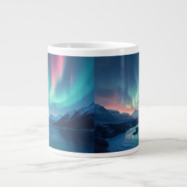 Taza De Café Gigante Aurora islandesa