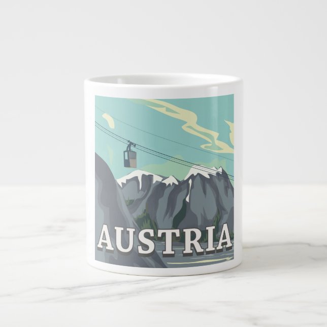 Taza De Café Gigante Austria (Frente)