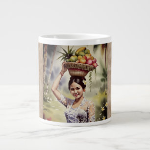 Taza De Café Gigante Auténtico Bali
