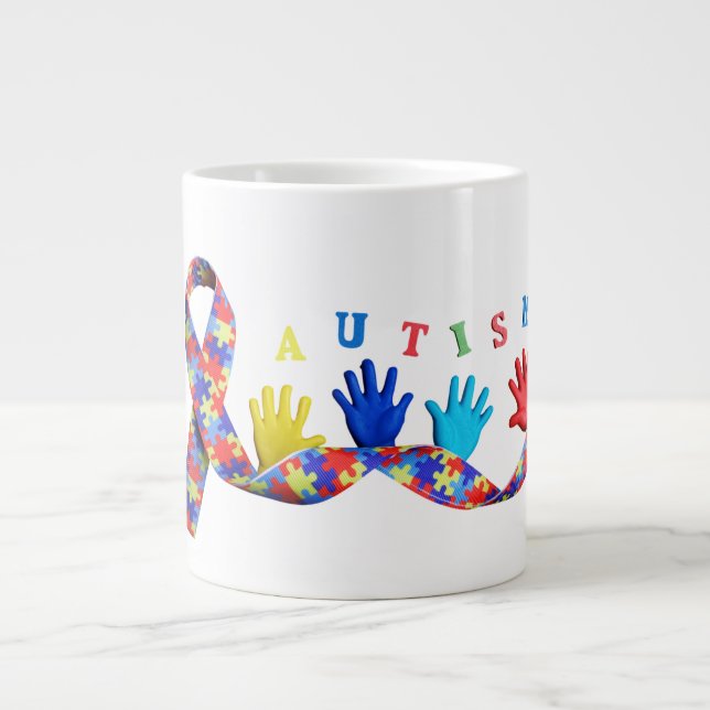 Taza De Café Gigante Autism (Frente)