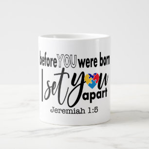 Taza De Café Gigante Autism Gire Jumbo Mug