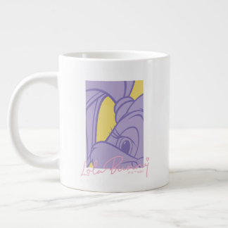 Taza De Café Gigante Autografo de retrato de Lola