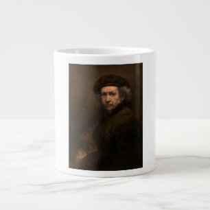 Taza De Café Gigante Autorretrato de Rembrandt: Pintor de la Edad de Or