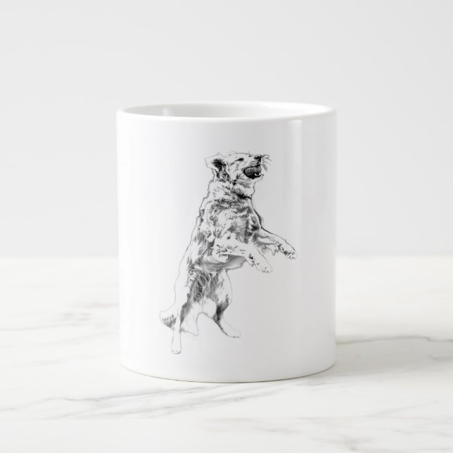 Taza De Café Gigante Autumn Chase Unleashed (Frente)