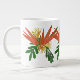 Taza De Café Gigante Ave de la vegetación de Paraíso