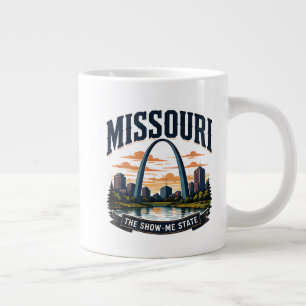 Taza De Café Gigante Aventura del río Gateway de Missouri