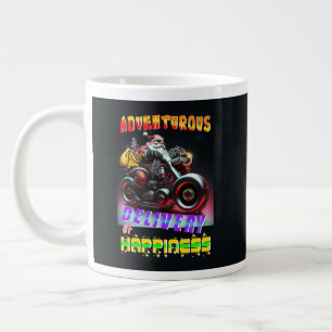 Taza De Café Gigante Aventurosa Entrega De La Felicidad