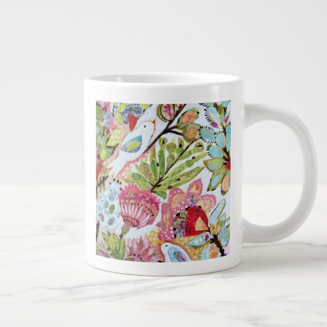 Taza De Café Gigante Aves de papel II (Derecha)