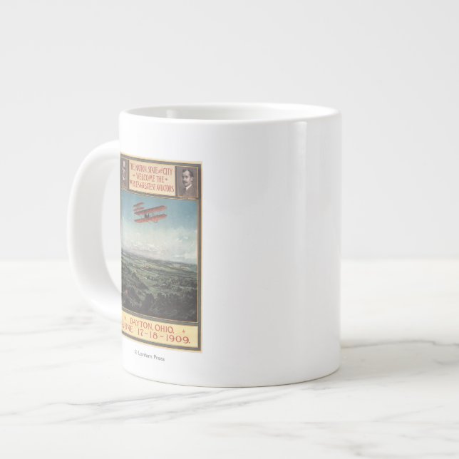 Taza De Café Gigante Avión de los hermanos de Wright (Izquierda)