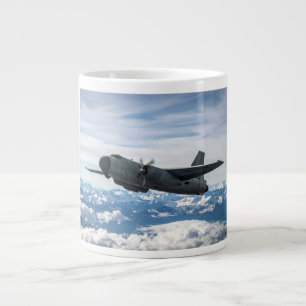 Taza De Café Gigante Avión en el cielo