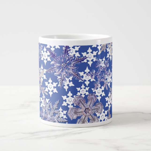 Taza De Café Gigante Azul, Azul, ¡Mug! por McBCreate (Frente)