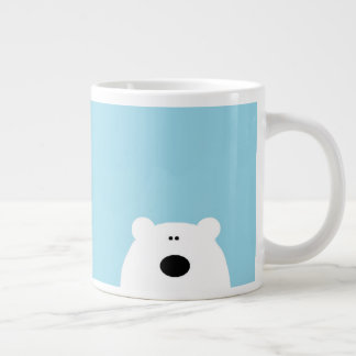 Taza De Café Gigante Azul oso polar