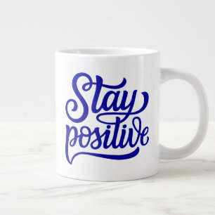 Taza De Café Gigante Azul positivo