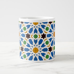 Taza De Café Gigante Azulejos andaluces 10 (Real Alcázar, Sevilla)