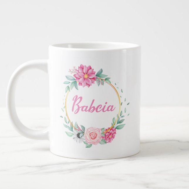Taza De Café Gigante Babcia (Izquierda)