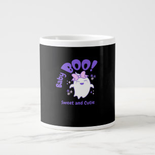 Taza De Café Gigante ¡Baby Boo! Diseño Halloween Dulce Y Pequeño