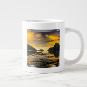 Taza De Café Gigante Bahía de El Nido Atardecer