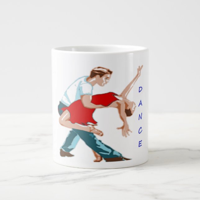 TAZA DE CAFÉ GIGANTE BAILE (Frente)