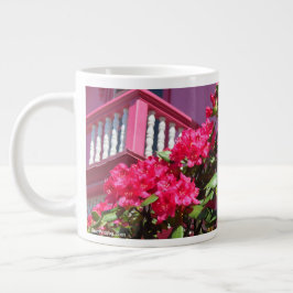 Taza De Café Gigante Balcón Primavera Rosa - Viñedo de Martha