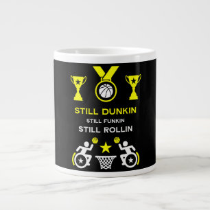 Taza De Café Gigante Baloncesto adaptable para discapacitados