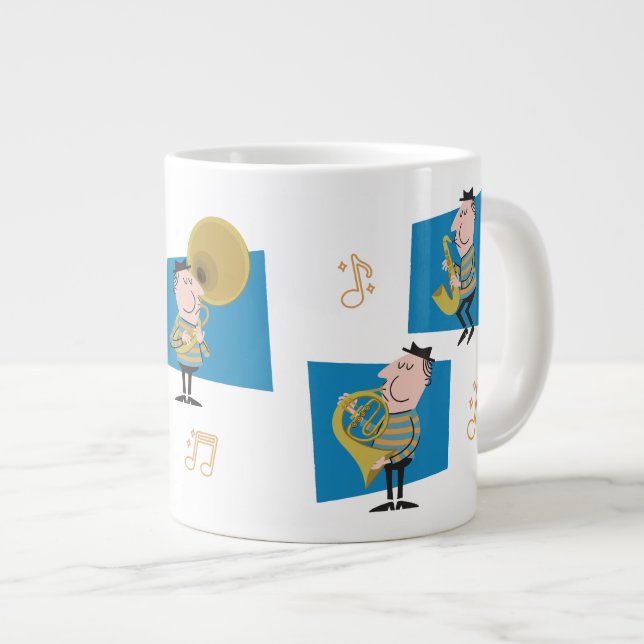 Taza De Café Gigante Banda de Jazz (Derecha)