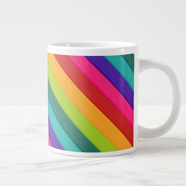 Taza De Café Gigante Banda multicolor (Derecha)