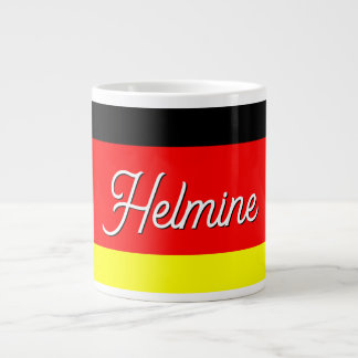 Taza De Café Gigante Bandera alemana personalizada