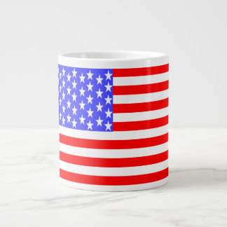 Taza De Café Gigante Bandera de EE. UU. Totalmente Impresa