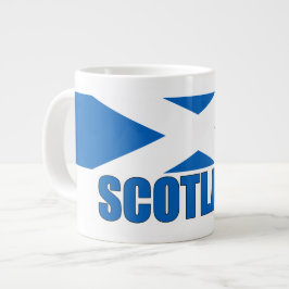 Taza De Café Gigante Bandera de Escocia