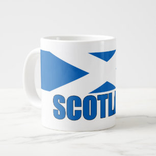 Taza De Café Gigante Bandera de Escocia