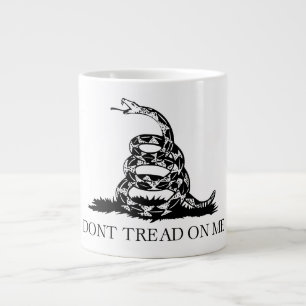 Taza De Café Gigante Bandera de la serpiente de cascabel de Gadsden: Gu