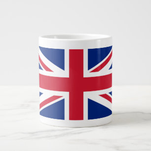 Taza De Café Gigante Bandera de la Unión del Reino Unido