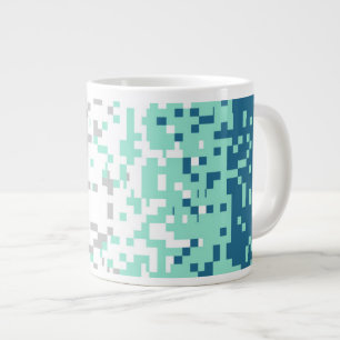 Taza De Café Gigante Bandera de orgullo Frayromántico abstracto     