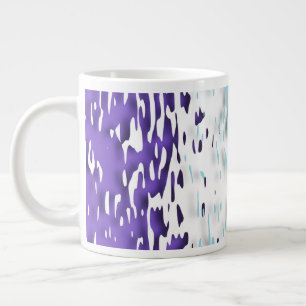 Taza De Café Gigante Bandera de orgullo multissexual funky trippy ondul