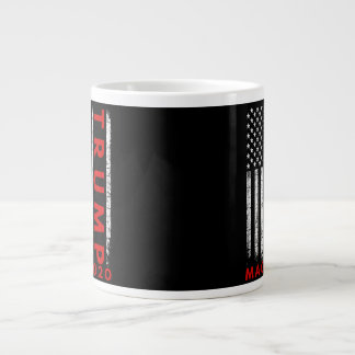 Taza De Café Gigante Bandera de Trump 2020
