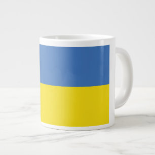 Taza De Café Gigante Bandera de Ucrania, ucraniano Slava Ukraini Слава 