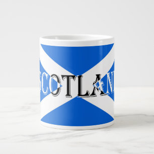 Taza De Café Gigante Bandera escocesa Arco Jumbo Invertido de Escocia1