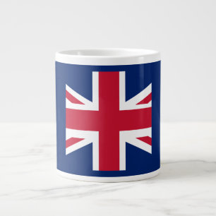 Taza De Café Gigante Bandera inglesa patriótica