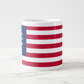 Taza De Café Gigante Banderas de la bandera Betsy Ross del 250 aniversa