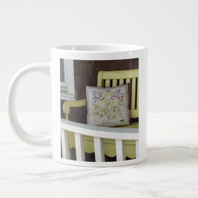 Taza De Café Gigante Baño amarillo y almohada - Viñetería de Martha (Izquierda)