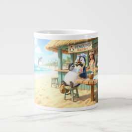 Taza De Café Gigante Bar de playa del pingüino