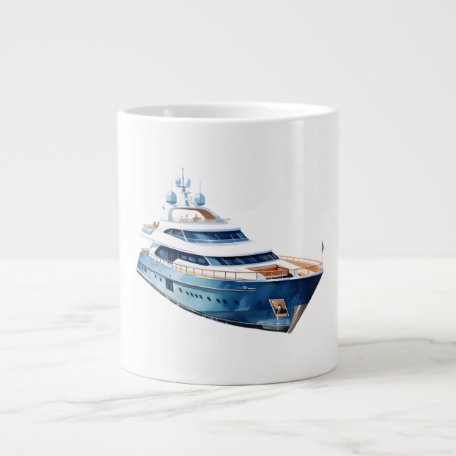 Taza De Café Gigante Barco (Frente)