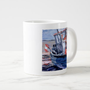 Taza De Café Gigante Barco con la boya roja