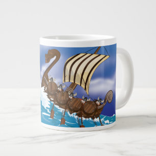 Taza De Café Gigante Barco de Viaje