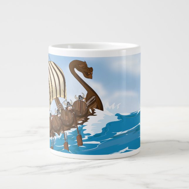 Taza De Café Gigante Barco de Viaje (Frente)