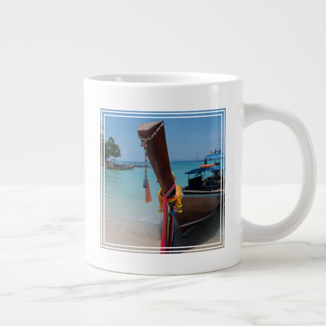 Taza De Café Gigante Barco tradicional tailandés (Derecha)